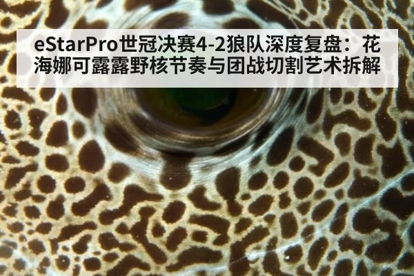 eStarPro世冠决赛4-2狼队深度复盘:花海娜可露露野核节奏与团战切割艺术拆解